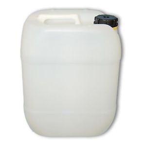 Bidon plastique 20 L, DIN 61 naturel, HDPE, fabriqué en Allemagne (22002)