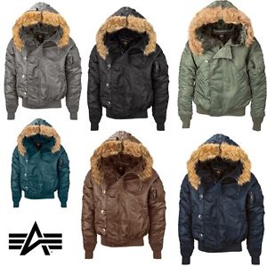 Alpha Industries Veste Homme N2B Veste D'hiver Doudoune MA1 Veste S jusqu'à 5XL