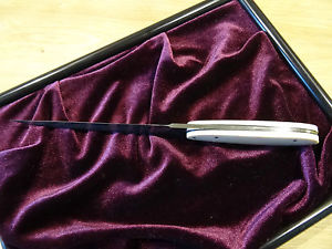 BRIEFÖFFNER SIRENE BY TUMPEK DAMAST SCRIMSHAW MAMMUTSTOSSZAHN