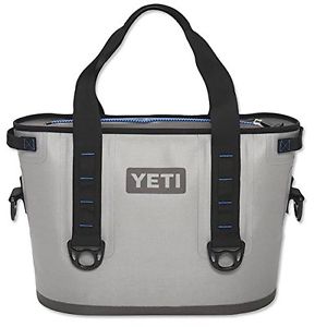 YETI HOPPER 20 PORTABLE COOLER*FOG GRAY/TAHOE BLUE*BRAND NEW*