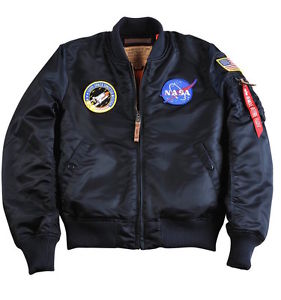 Alpha Industries Homme Blouson aviateur "MA-1 VF NASA" VESTE BOMBER art. 166107