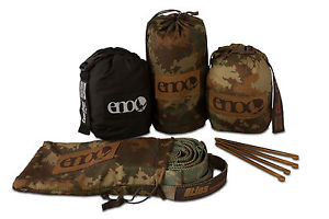 Eagles Nest Outfitters CamoLink Hammock System-Forest Camo-X-Large