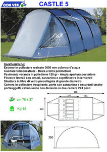 Tenda igloo Conver CASTLE 5 POSTI