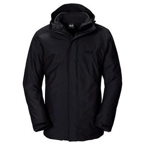 Jack Wolfskin Homme Veste double ICELAND noir
