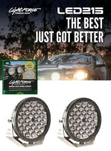 Lightforce LED215 GEN2 36 x 3W LED Driving Reflector Light Pair & Wiring Harness