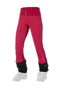 Maloja Pantalon pour l'extérieur softshell Skipants RainierM. rose Coupe-vent