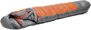 Exped Lite 700 Sleeping Bag (700 Goose Down) 3 Season-Terra Cotta-Medium-Right