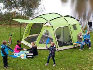 Skandika Copenhagen 8 Tente de camping pour 8 personnes Vert 520 x 470 cm