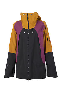 Maloja Giacca da esterno funzionale PolkM. grigio Gore-Tex 28.000mm Cerniera