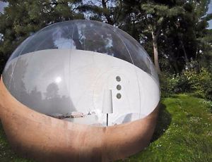 Bubble Tente Clair Dôme tente Extérieur Camping 4m Tunnel Bulles d'air VIP Loge