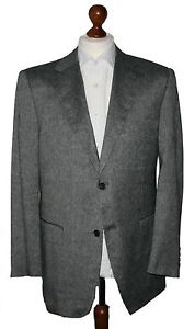 Cachemire / Lin Mélange B212 Veste de costume Baldessarini Signature Taille 50