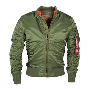ALPHA Industries MA 1 VF 59 Veste Homme Veste bomber CLASSIQUE sage vert