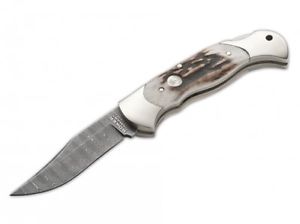 Böker Hirschhorn Damast Taschenmesser
