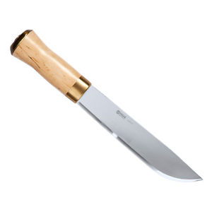 Couteau de campement sami HELLE Lappland, lame 8,43 pouces, manche en bouleau