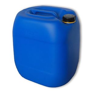 Bidon plastique 30 L, DIN 61 Bleu, HDPE alimentaire, fab. en Allemagne (22027)