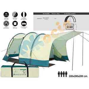 Tienda campaña 4 personas triptrek 220 x 280 x 200 cm