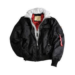 ALPHA INDUSTRIES MA-1 D-TEC NOIR VESTE D'AVIATEUR BLOUSON BOMBARDIER