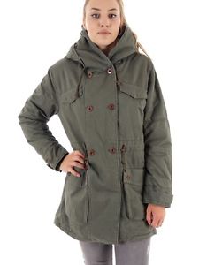 O'Neill Parka Veste d'extérieur Cool Coton capuche verte chauffage Thinsulate™