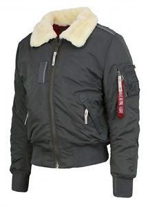 Alpha Industrie Homme Veste bomber Injecteur III Greyblack