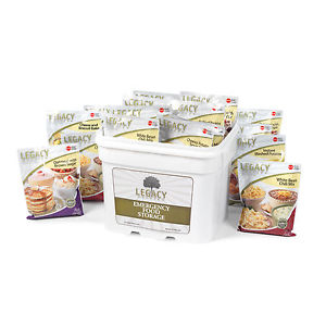 Legacy Premium Food Storage Gluten-free Breakfast, Lunch & Dinner Bucket (120 Se