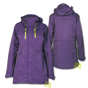 Halti Femmes Veste fonctionnelle de pluie d'extérieur randonnée mauve Taille 38