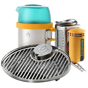 BioLite réchaud de camping Paquet Portable Grille et KettlePot Cuisine Poêle