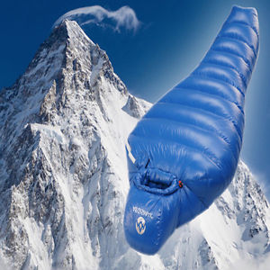 AEGISMAX Cold Winter 15 Degree Goose Down Mummy Single Hiking Sleeping Bag M/L