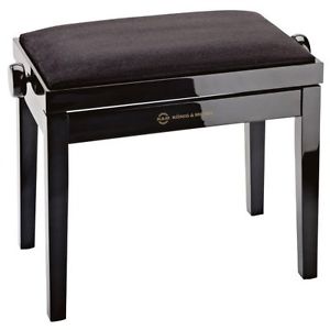 König & Meyer 13901-100-21 piano bank lucidato edhgbs general-case Nero