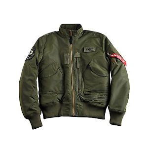 ALPHA INDUSTRIES ENGINE VESTE VERT FONCÉ D'AVIATEUR NEUF EMBALLAGE D'ORIGINE