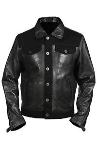 Hampton Rétro Hommes Camionneur Coton Style Denim Occidental Fin Gris/Noir Napa