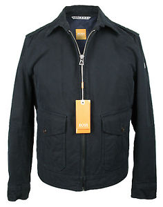 BOSS ORANGE veste de champ Odilo-W en 48 Ajustement Régulier noir toile coton