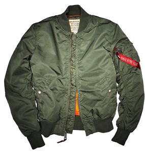 Alpha Industries Homme Blouson aviateur "MA-1 VF 59 Long" en Flight VESTE BOMBER