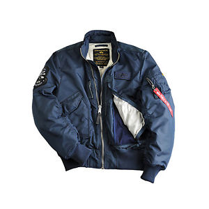 ALPHA INDUSTRIES ENGINE VESTE REP. BLEU D'AVIATEUR NEUF EMBALLAGE D'ORIGINE