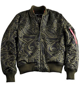 Alpha Industries Homme Blouson aviateur "MA-1 VF 59 Tonga" Veste bomber VERT