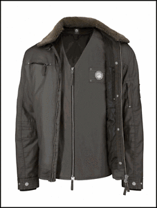 original Mercedes Benz Cabrio Veste marron 2 en 1 veste + Gilet