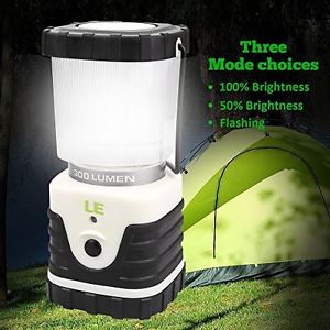 Summer Nights Outdoor Battery Powered Water Resistant LED Camping Lanterns