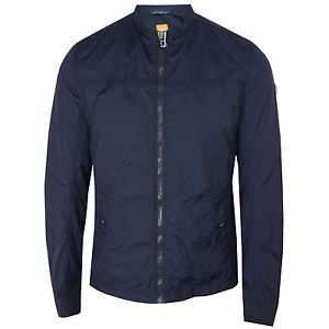 HUGO BOSS VESTE OLEMMY HOMME BLEU MARINE MANTEAU LÉGER
