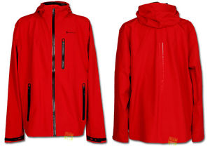 ODLO Hommes Veste de pluie haute qualité fonctionnelle Air Gore-Tex rouge