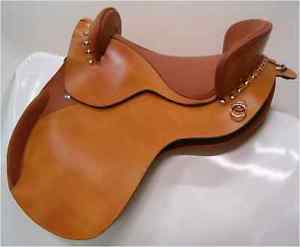 Spanish chair leather saddle 17" 18"