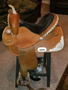14 inch Gerald Bethune barrel saddle