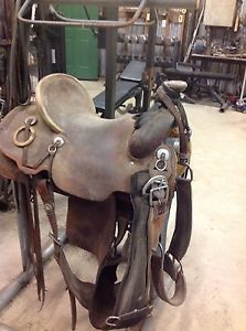 Stanley/Sulphur River Cutter/Ranch/Western Saddle 15.5" Seat Custom Made!