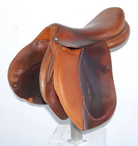 18" DEVOUCOUX OLDARA SADDLE (SO21717) FULL CALF. GOOD CONDITION!! - XVD
