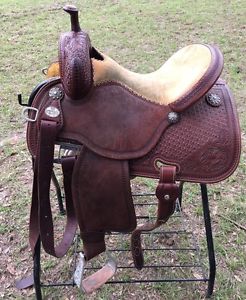 Martin Cervi Crown C Barrel Saddle 15 Inch Seat