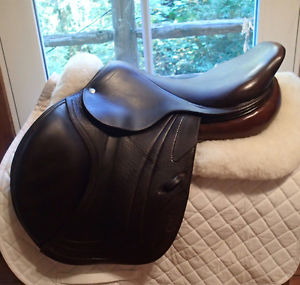 17" CWD Saddle - Full Calfskin - SE02 - 3C Flaps - 2010 - 4.5" dot to dot