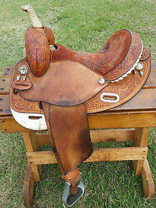 14" Circle Y Martha Josey Barrel Racing Saddle - Made in Texas