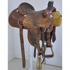 Used Used 15.5" Cowboy Classic Saddlery Trophy Roping Saddle U155CCSTULEY08