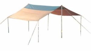 Snow Peak Shield Recta Tarp, Large, Beige/Grey From Japan Best Price