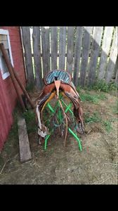 Unique Zebra Print Western Barrel Saddle