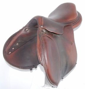 17" ANTARES SADDLE (S99102893) FULL BUFFALO LEATHER! - XVD