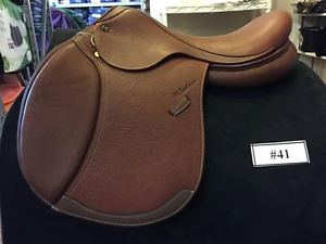 Demo M.Toulouse Annice Close Contact Saddle-Chocolate -17" Wide-Long Flap- #41